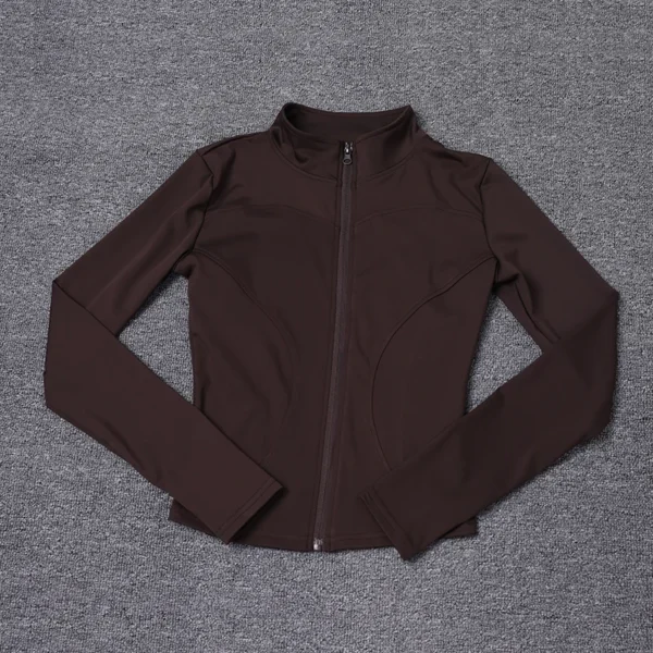 Women Sport Jacket Long Sleeve Shirt Workout Coat