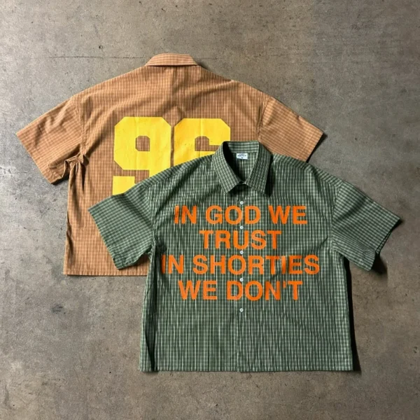 Men Women Streetwear Unisex Boxy Casual T-shirt - Image 2