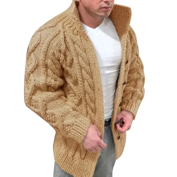 Winter Autumn Men Sweater Buttons Cardigan