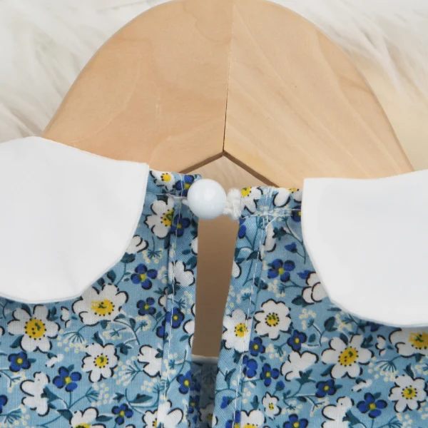 Girls Baby Summer Floral Dress Sweet Princess - Image 3