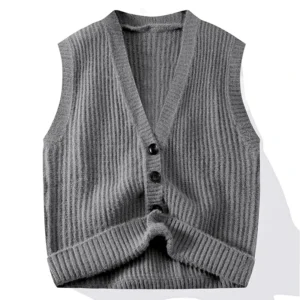 Men's V-neck Knit Sweater Men's  Casual Sweater