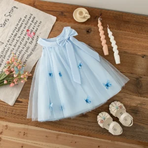 Baby Girl Dress Summer Bow And Butterfly Princess Dresses
