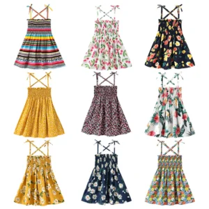 Girl Beach Dress Thin Casual Baby Princess Dresses