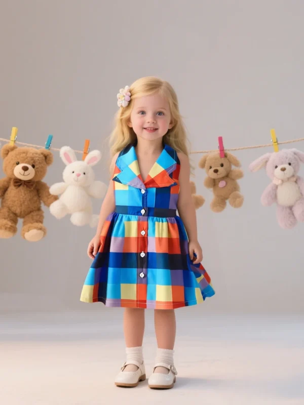 Girl Dress Cute Girl Beach Dress Baby Girl Clothes ﻿ ﻿ ﻿ ﻿ - Image 2