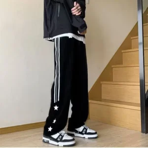 Men's fashion brand American loose straight trousers