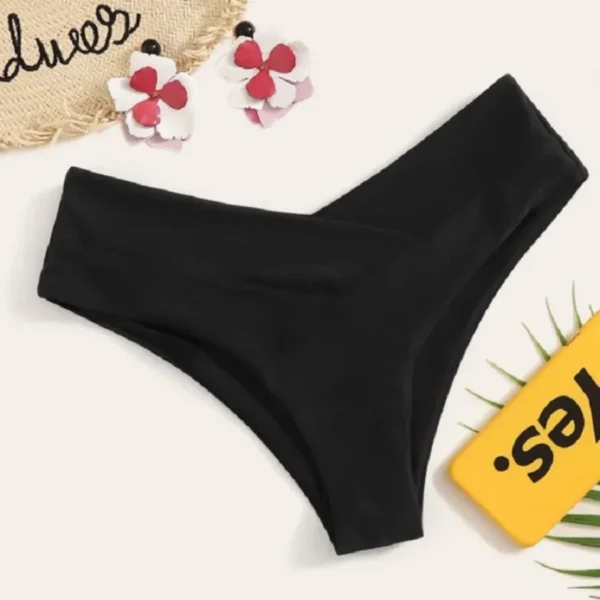 Women's Bikini Thong Bottom Brazilian Semi Swimwear Beachwear