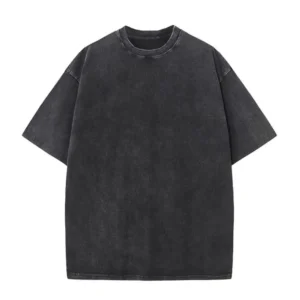 Men's cotton loose round neck oversized T-shirt