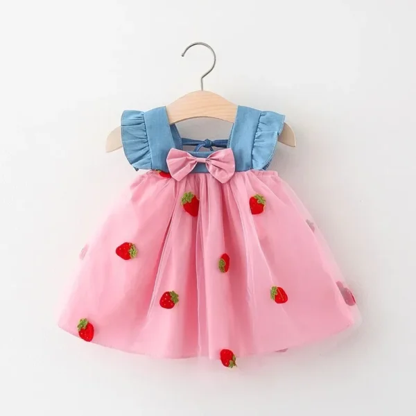 Girls Fantasy Short Dress Baby Pajamas Cool Breathable - Image 2