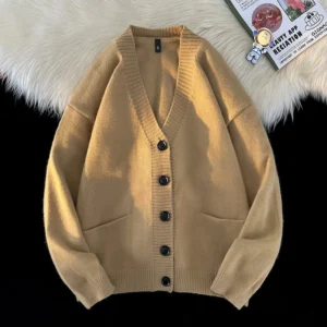 Autumn Winter New Korean Fashion Trend Versatile Casual Cardigan
