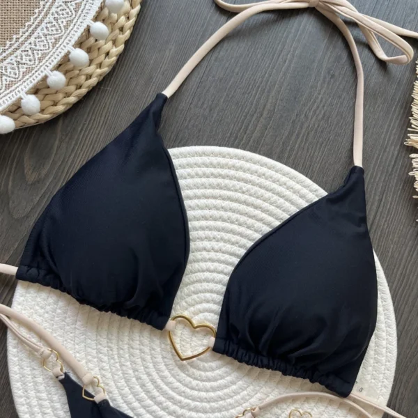 White Bikini Women Suit Low Waist swimwear women - Image 4