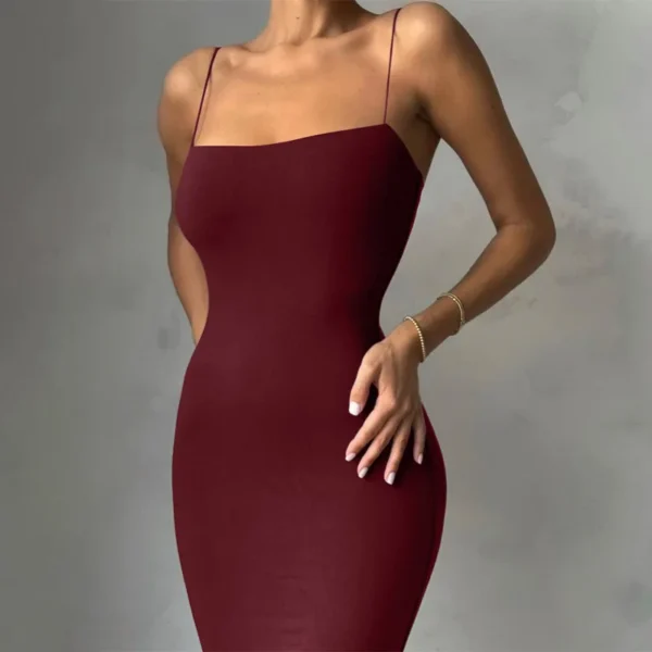 Summer Bodycon Dress – Spaghetti Strap - Image 2