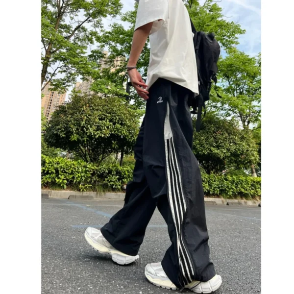 American Style Casual Trousers Sweatpants Loose Fit Casual Pants - Image 2