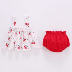 Baby Clothes For Girls Set Print Mini Dress