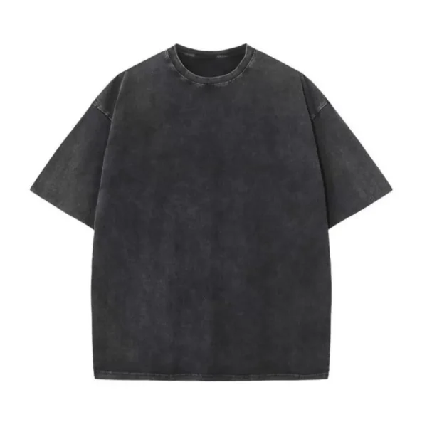 230G Cotton Retro T-shirt Drop-shoulder Sleeve - Image 4