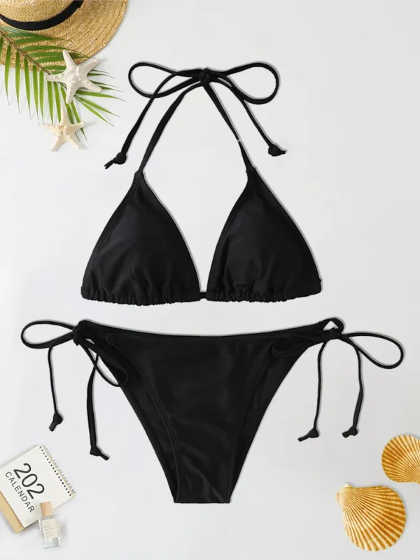 2Pc/Set 2024 Fashion Sexy Swimsuit Women Bikinis set