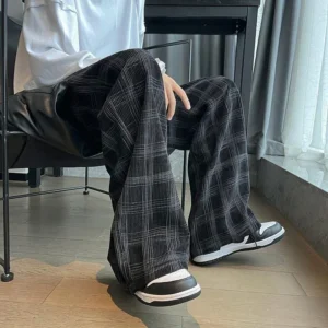 Men's Casual Baggy Loose Male Trousers Streetwear