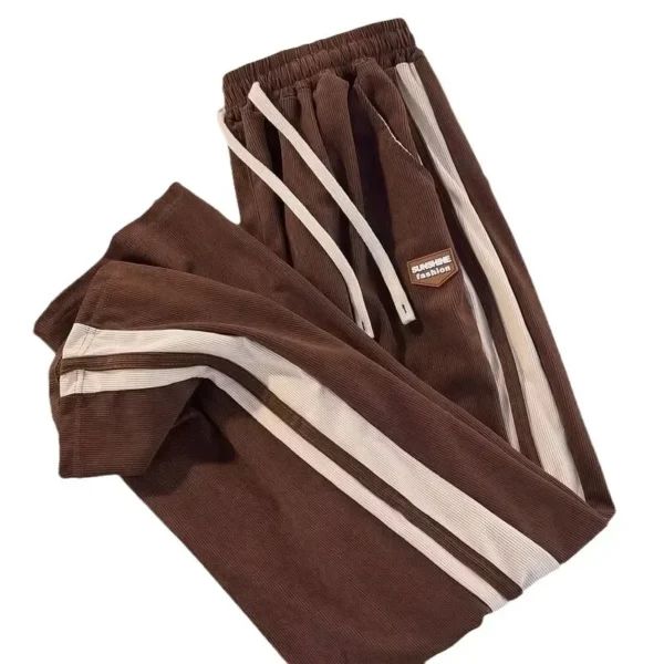 Men's Corduroy Straight-Leg Casual Pants New - Image 2