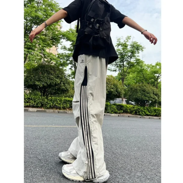 American Style Casual Trousers Sweatpants Loose Fit Casual Pants - Image 4