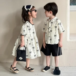 Boys' Pure Cotton 2025 New Summer T-Shirt+Pant