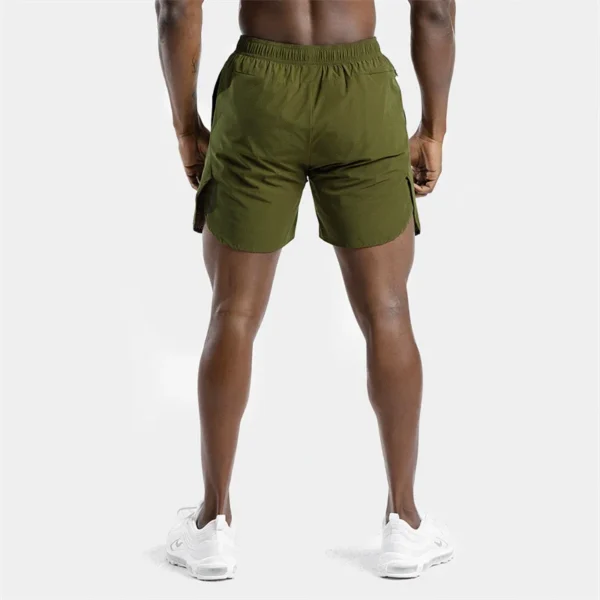 Men Gyms Shorts Workout Male Jogger Beach Shorts - Image 2