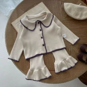 Baby Clothing Set Autumn Infant Shell Knitted Split Suit