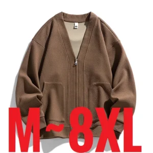Men's Cardigan Jacket Oversize Loose Sweater