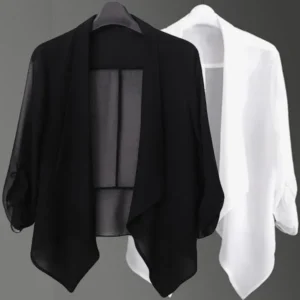 New Chiffon Cardigan Thin Cropped Small Jacket