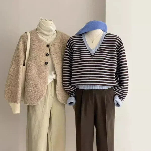 Korean Style Women's Cropped Jacket Spring - Image 4