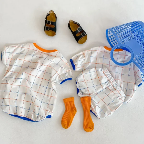 Summer Boy's Suit Short-sleeved T-shirt +Shorts - Image 6
