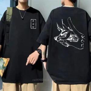 Japanese Anime Cartoon Kon Shirt Men Running Sports