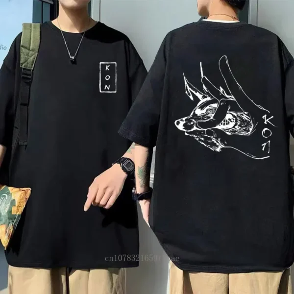 Japanese Anime Cartoon Kon Shirt Men Running Sports