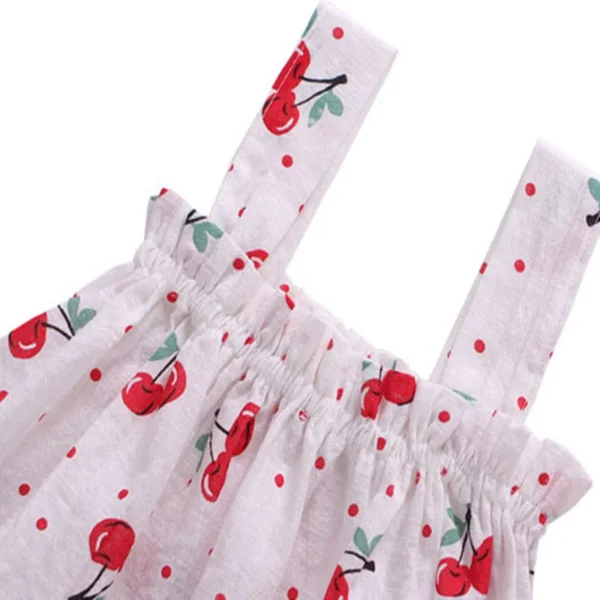 Baby Clothes For Girls Set Print Mini Dress - Image 5