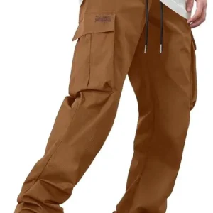 Men's new multi pocket workwear pants, casual leggings