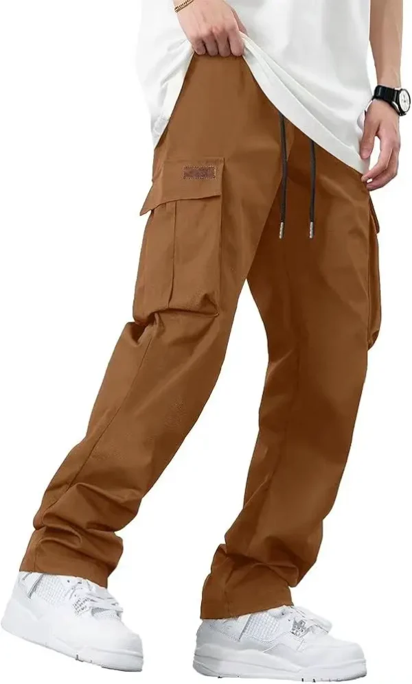 Men's new multi pocket workwear pants, casual leggings