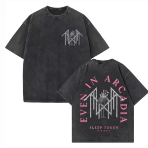 Sleep-token Even in Arcadia Tour T-shirt Vintage Washed Oversized