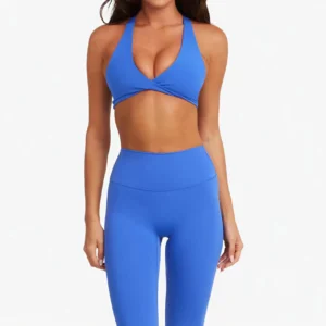 Women's Twist Workout Sports Bras Back Cross Padded