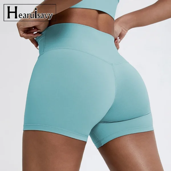 Women Buttock Lift Gym Women High Waist Yoga Shorts