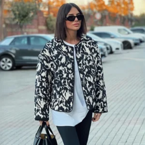 New Women's Button Long Sleeve Cotton Jacket