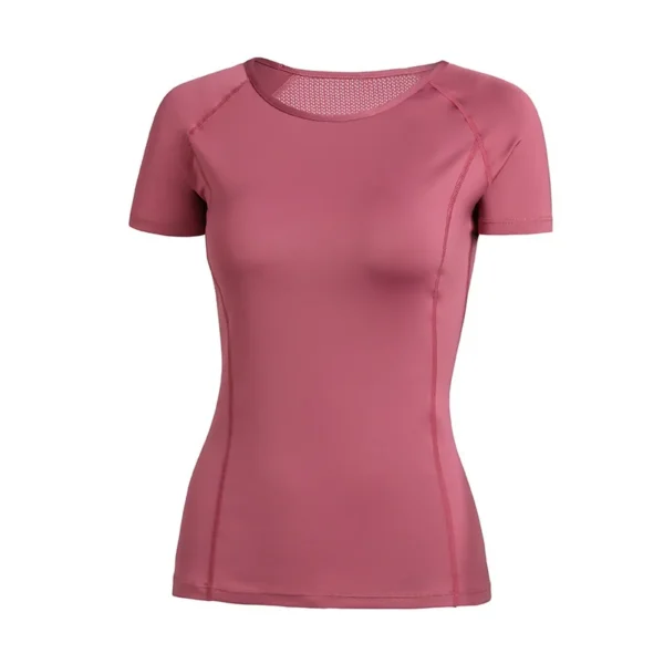 Ladies Sportswear Yoga Wear Women's Sports T-Shirt - Image 6