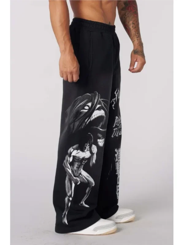 American trendy sweatpants collaboration anime joggers - Image 6