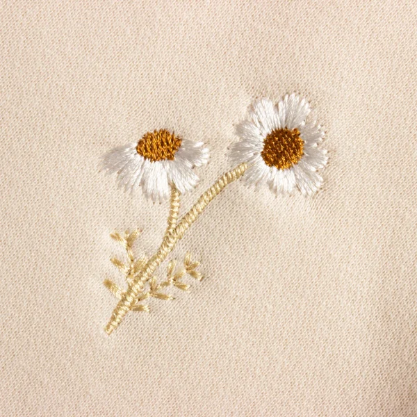 Baby Girls Clothes Set Fleece Embroidery Daisy - Image 4