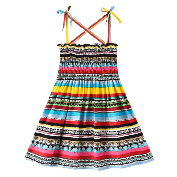Girl Beach Dress Thin Casual Baby Princess Dresses - Image 2