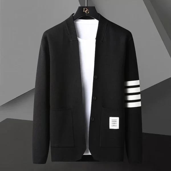 High-end Autumn Cardigan Jacket for Men - Image 3