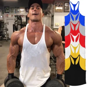 Men's Basic Solid Color Cotton Tank Tops Sleeveless