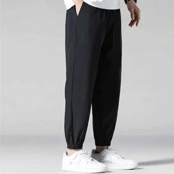 men thin casual pants, quick drying sports - Image 4