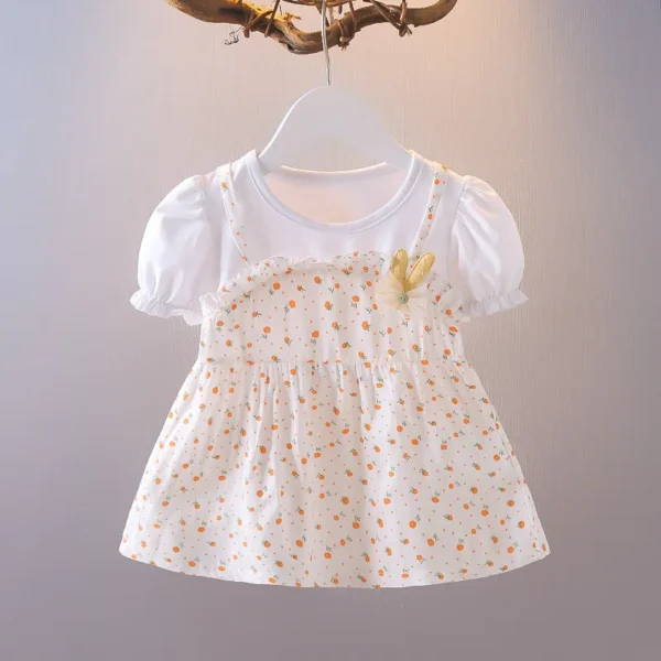Baby Girl Clothing Newborn Infant Girls Dress Toddler Kids Birthday Party Clothes - Image 2
