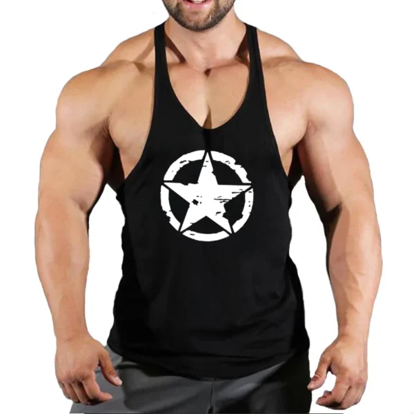 Brand Fitness Top Men Bodybuilding  Singlets Muscle