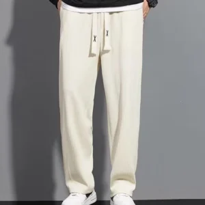 New Ice Silk Wide Leg Pants for Men