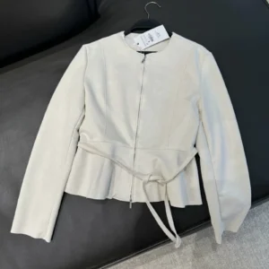TRAF 2025 Women's Spring new vintage round neck