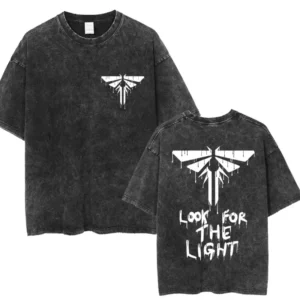 Washed Vintage The Last of Us Look for The Light T-shirt